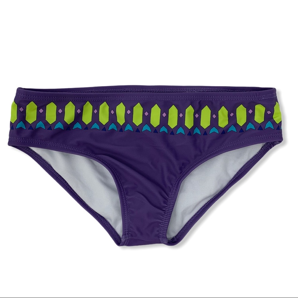 Limeapple purple swim bottoms size 7